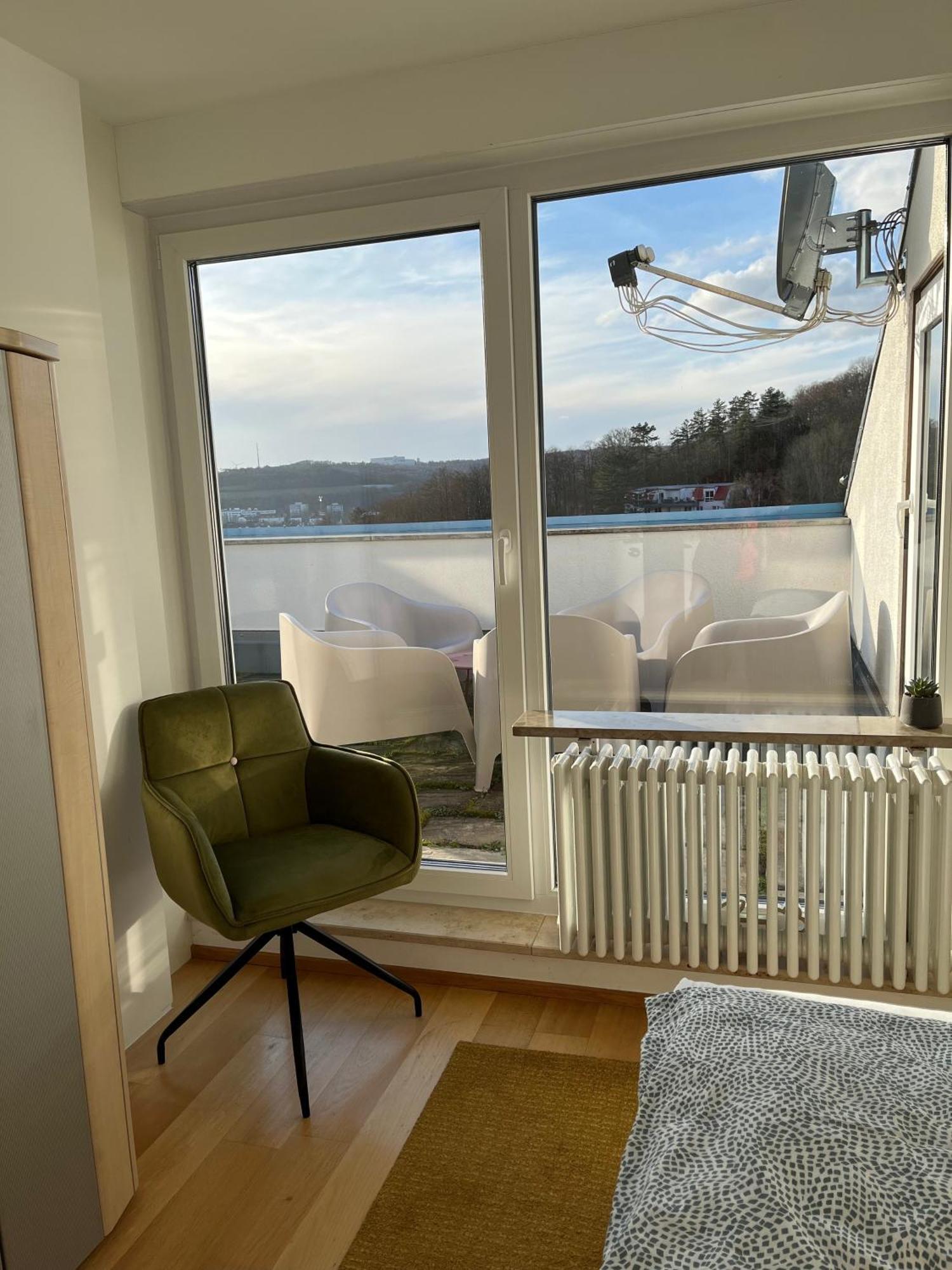 Penthouse Perfekt Fuer Teams, Familien Und Gruppen Bad Mergentheim Exterior foto